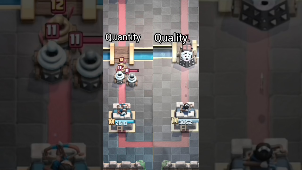 Quality vs Quantity clash royale #clashroyale #clashroyaleshorts #gaming #clashroyalegameplay
