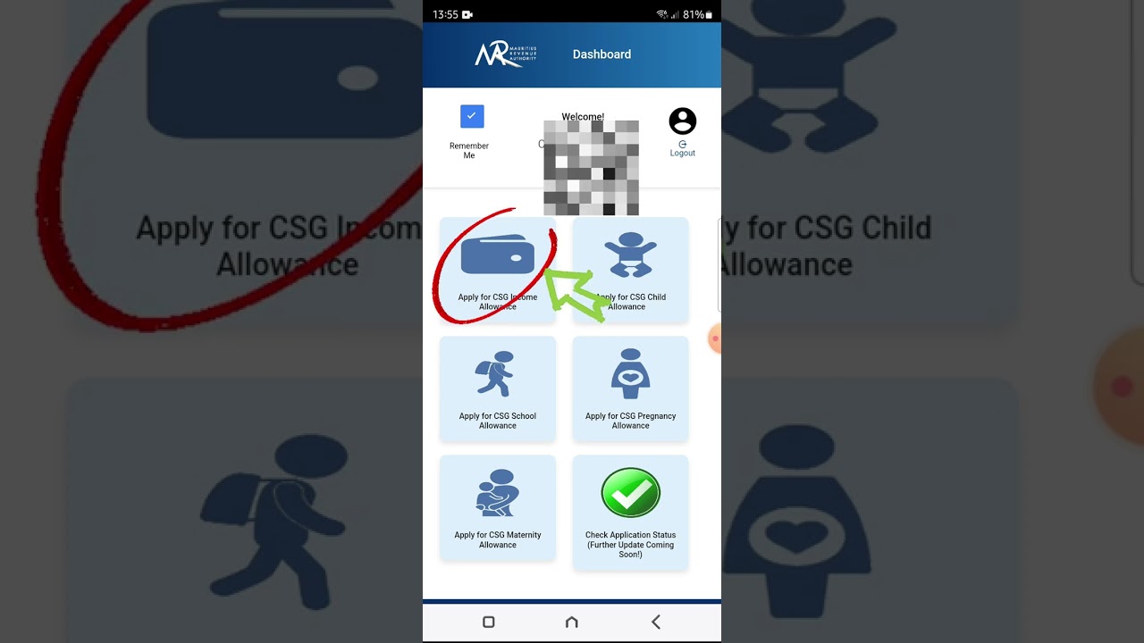 How to apply for Social Contribution (CSG) Income Allowance : July 2024 to June 2025 #mauritius