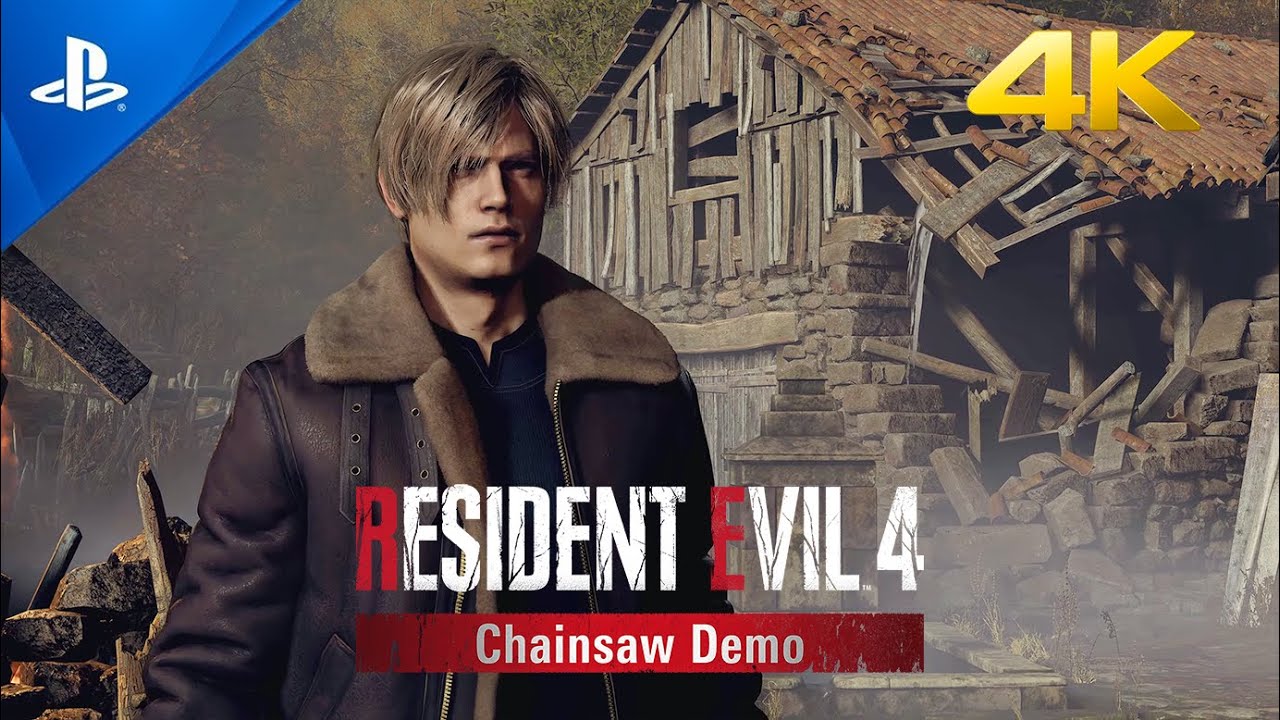 Resident Evil 4 Remake NEW Chainsaw DEMO Gameplay 4K