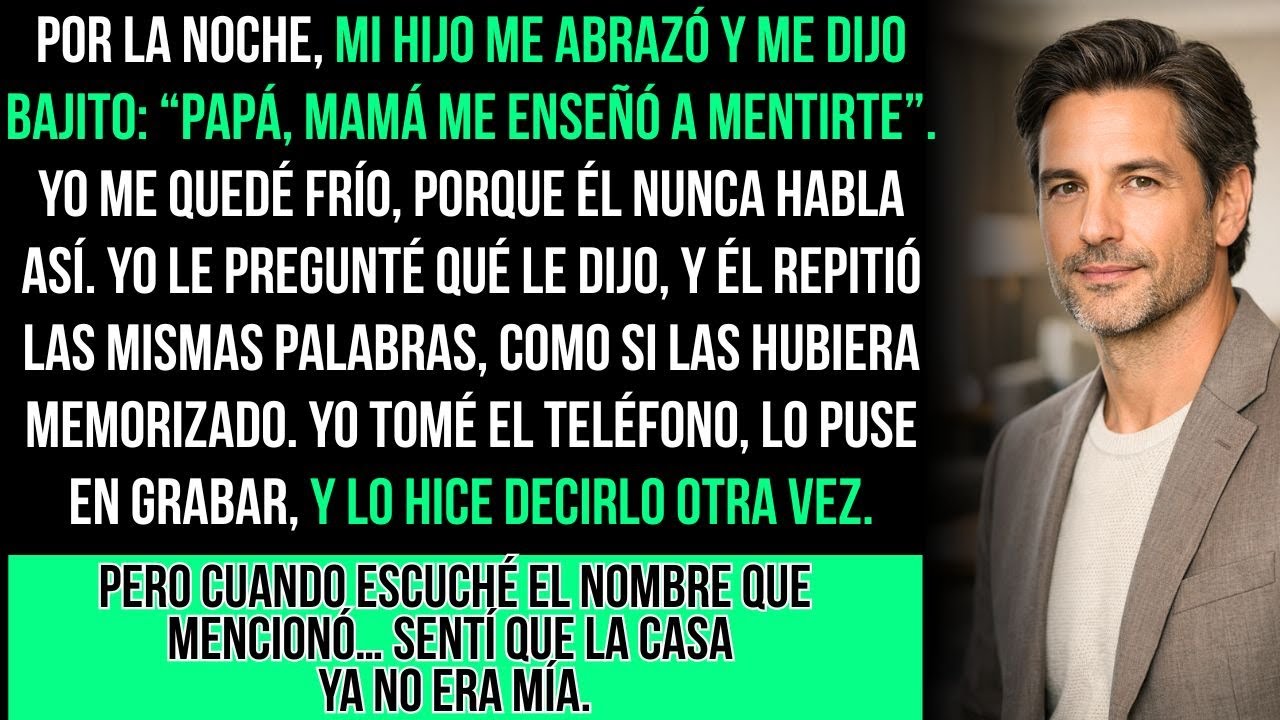 Mi Hijo Susurró: “Papá, Mamá Me Enseñó A Mentirte”. Tomé El Teléfono… Y Grabé Todo...