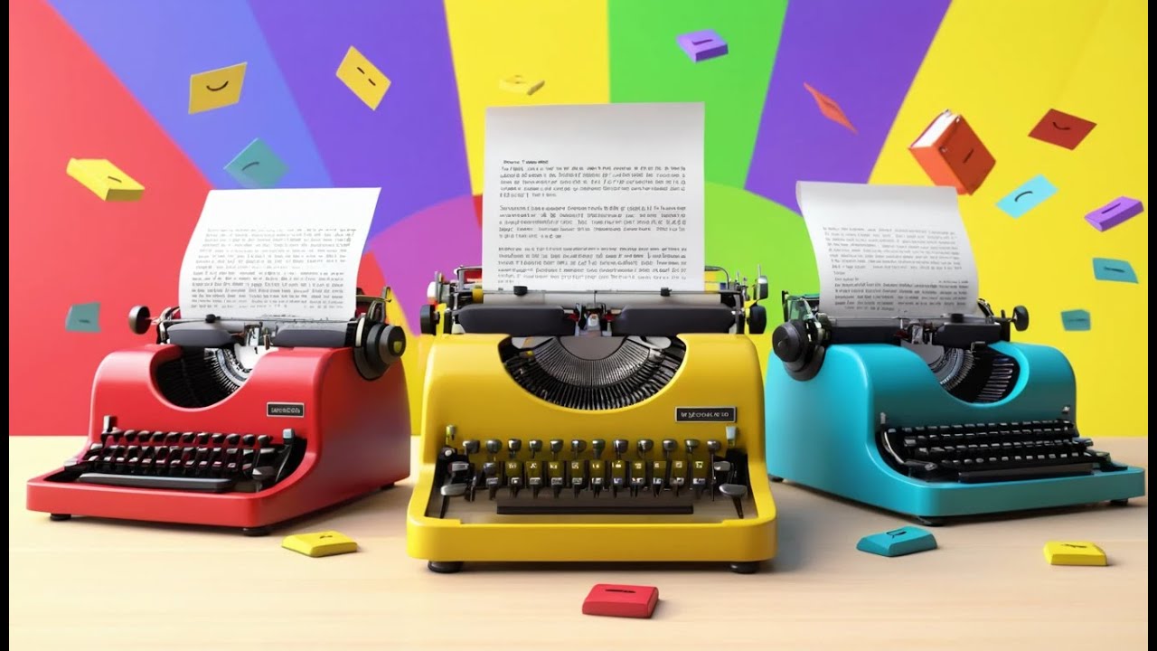 Vijf Kleine Speelgoedtypemachines | Tap Tap Tik | Kinderliedjes over Geluiden