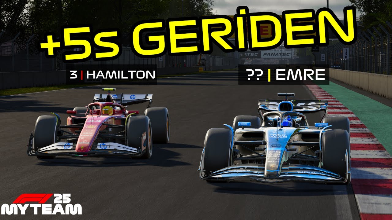 5 SANİYE FARK KAPANIR MI? - F1 25 MyTeam #17