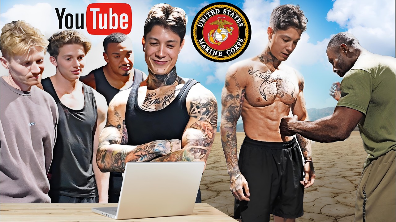 Youtubers VS Marines | If You Laugh You Lose
