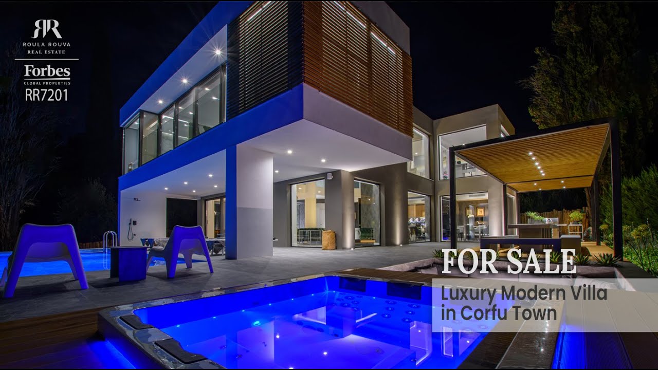 Luxury Modern Villa in Corfu Town RR7201 | Roula Rouva Forbes Global Properties