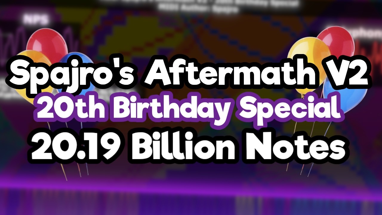 [Black MIDI] Spajro's Aftermath V2 - 20th Birthday Special | 20.19 Billion Notes | 4k60fps