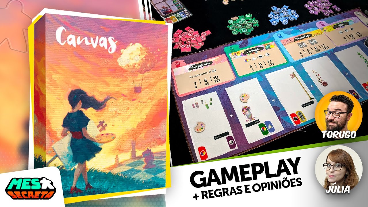 Canvas - Regras + gameplay + opiniões