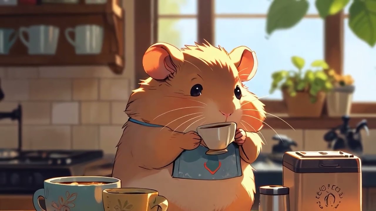Morning Routine with Hammy &ndash; Chill Lofi to Wake, Work, & Flow 🐾☕🧸