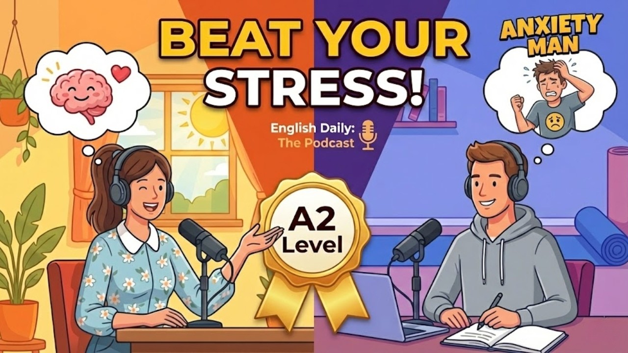 Why You Care Too Much & How to Deal with Stress | English Listening Practice