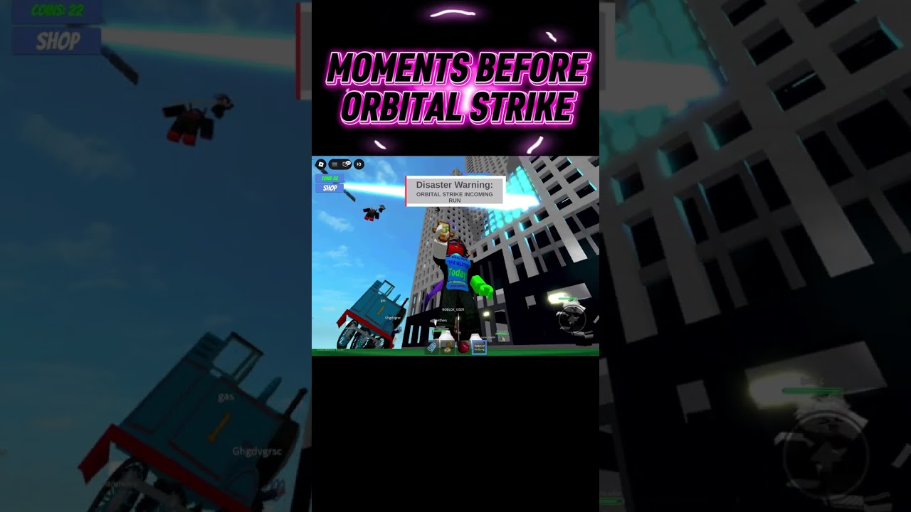 Moments before ORBITAL STRIKE (Worth watching!) 