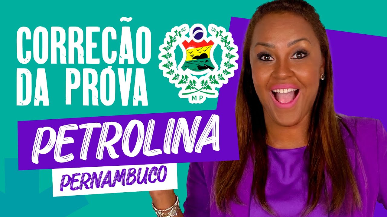 Correção da Prova de Petrolina – PE