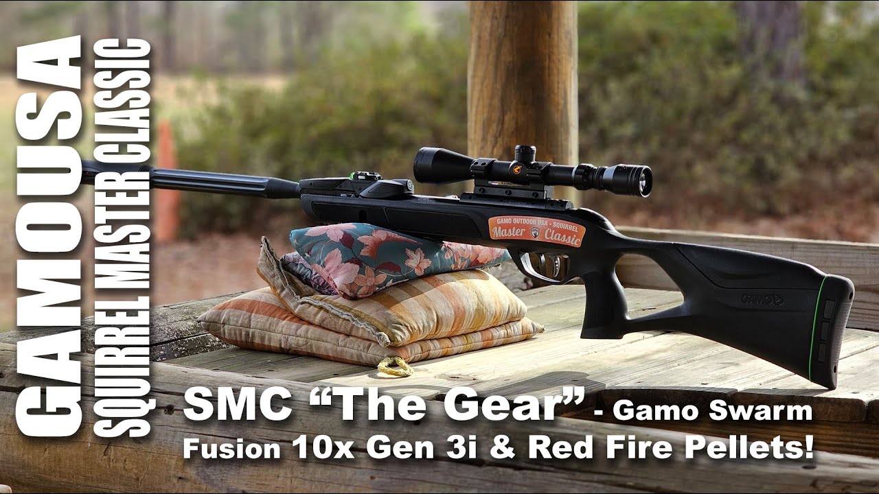 GAMO SMC &laquo;The Gear&raquo; &mdash; Gamo Swarm Fusion 10x Gen 3i с красными пулями &mdash; новое пневматическое оружи...