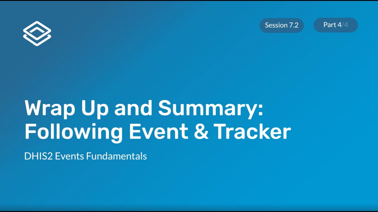 Module 7: Subsection 2 - Following Event & Tracker Development Presentation [Part 4 of 4]