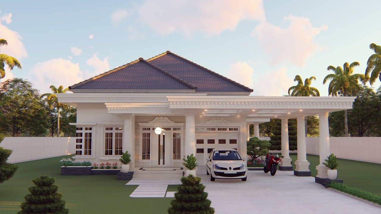 Desain Rumah 10x18m dengan 3 Kamar Tidur | Owner:  Bapak Juandi - Seresam - Seberida - Riau
