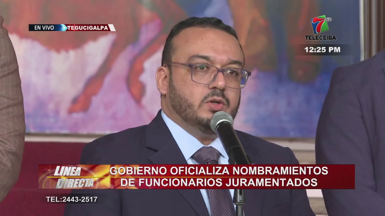 Gobierno finaliza nombramientos de funcionarios juramentados