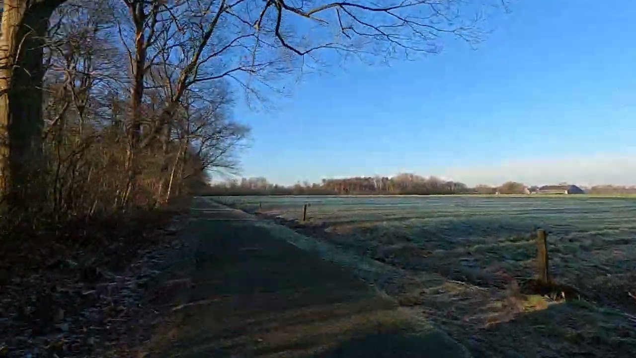 De fietsroute van Trajectum Boschoord naar Vledder.