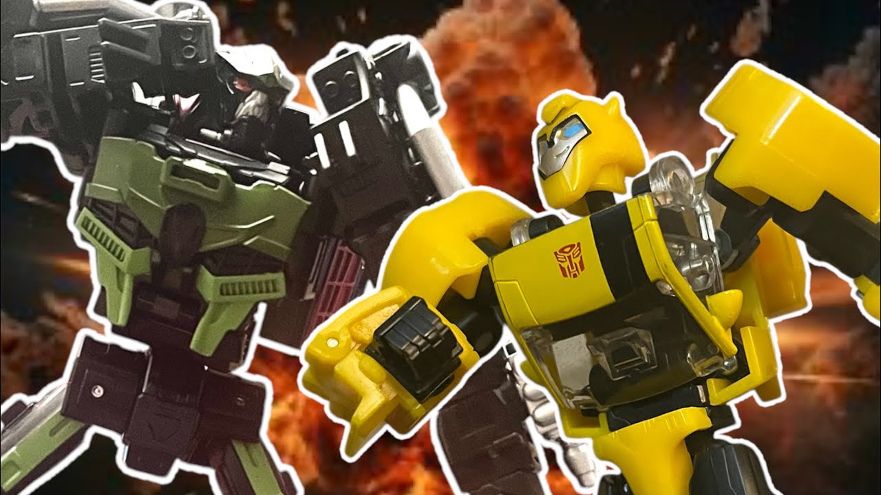 Bumblebee VS Lockdown! | Transformers Stop Motion