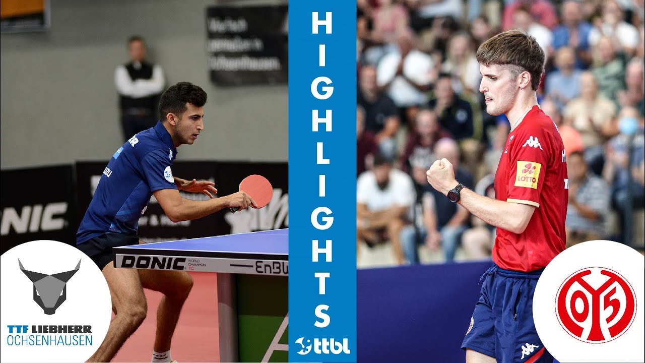 Ochsenhausen vs. Mainz (TTBL Highlights) | Saison 2022/23