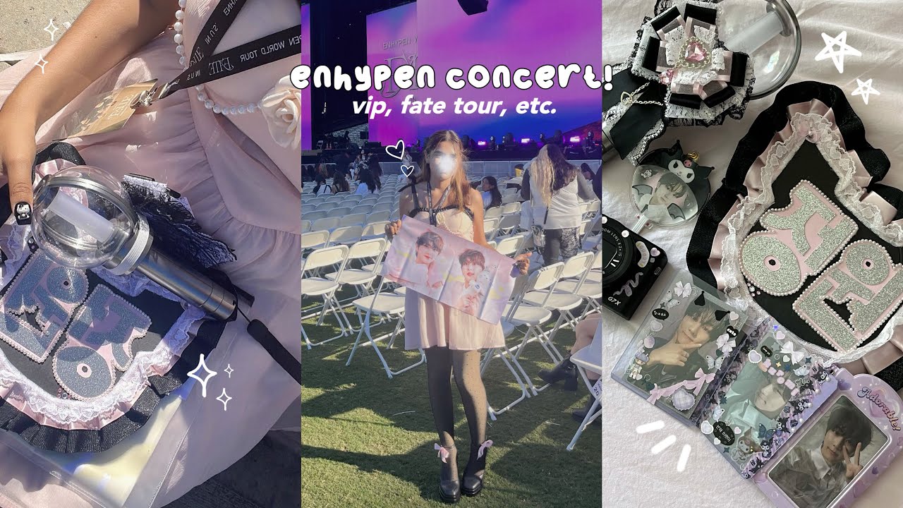 enhypen fate tour in la! ˚₊· ͟͟͞͞➳❥ vip, sound check, grwm!!!