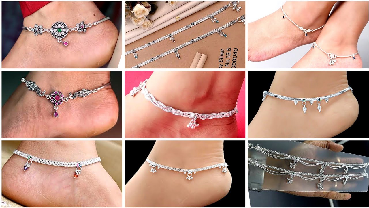 ২০২৬ রূপার পায়ের নুপুরের ডিজাইন/simple designer rupar nupur/Silver Feet Nupur/Payel Designs#anklets