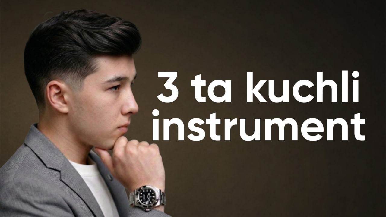 Professional kontent siri: Ko'pchilika noma'lum bo'lgan 3 ta instrument.