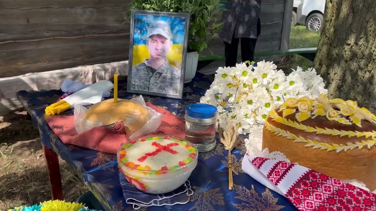 Поховання полеглого захисника Миколи Комяка