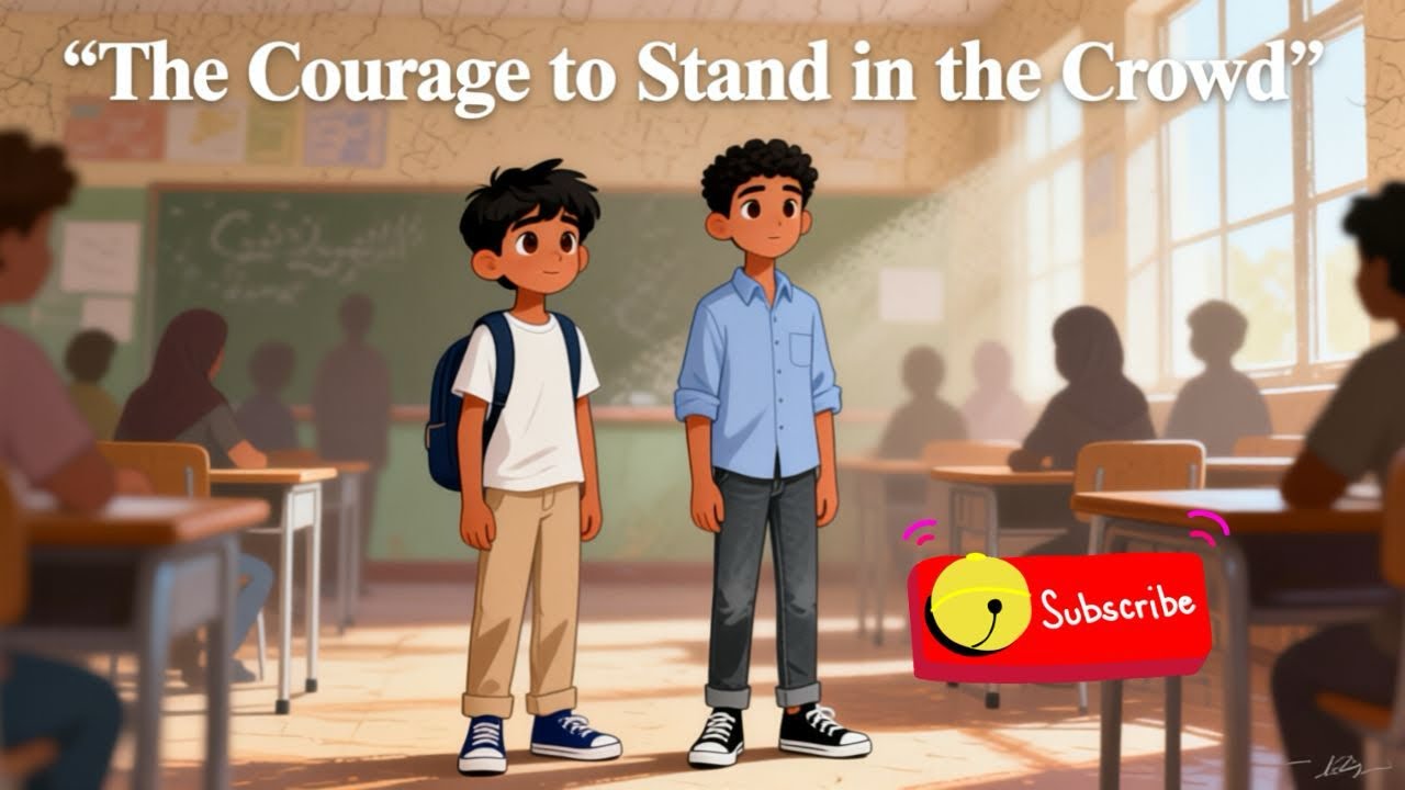 The courage to stand in the crowd