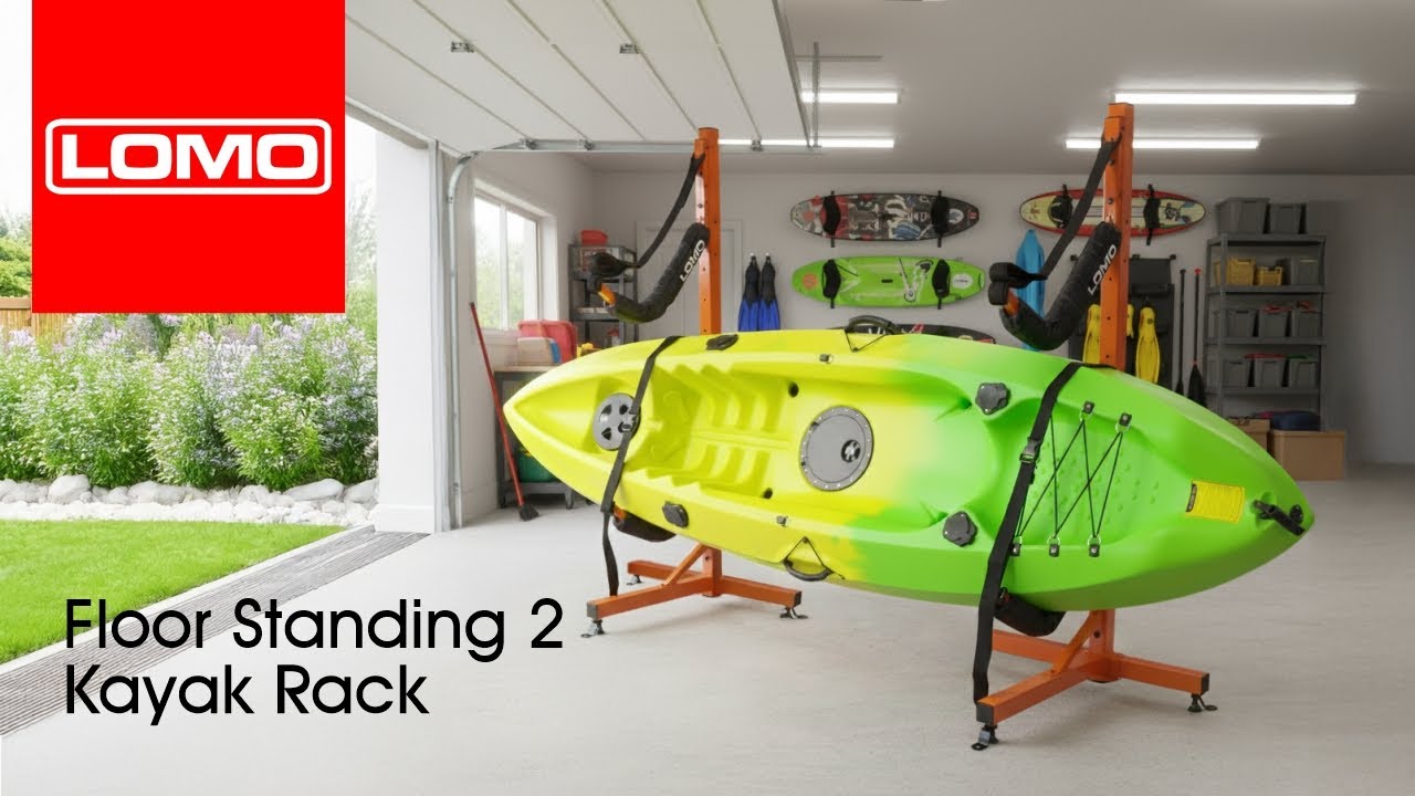 Lomo Floor Standing 2 Kayak Rack