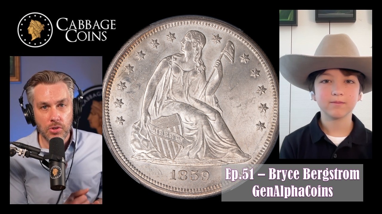 Эп. 51 &mdash; Юный нумизмат Брайс Бергстром из GenAlphaCoins #монеты #нумизматика #коллекционирование