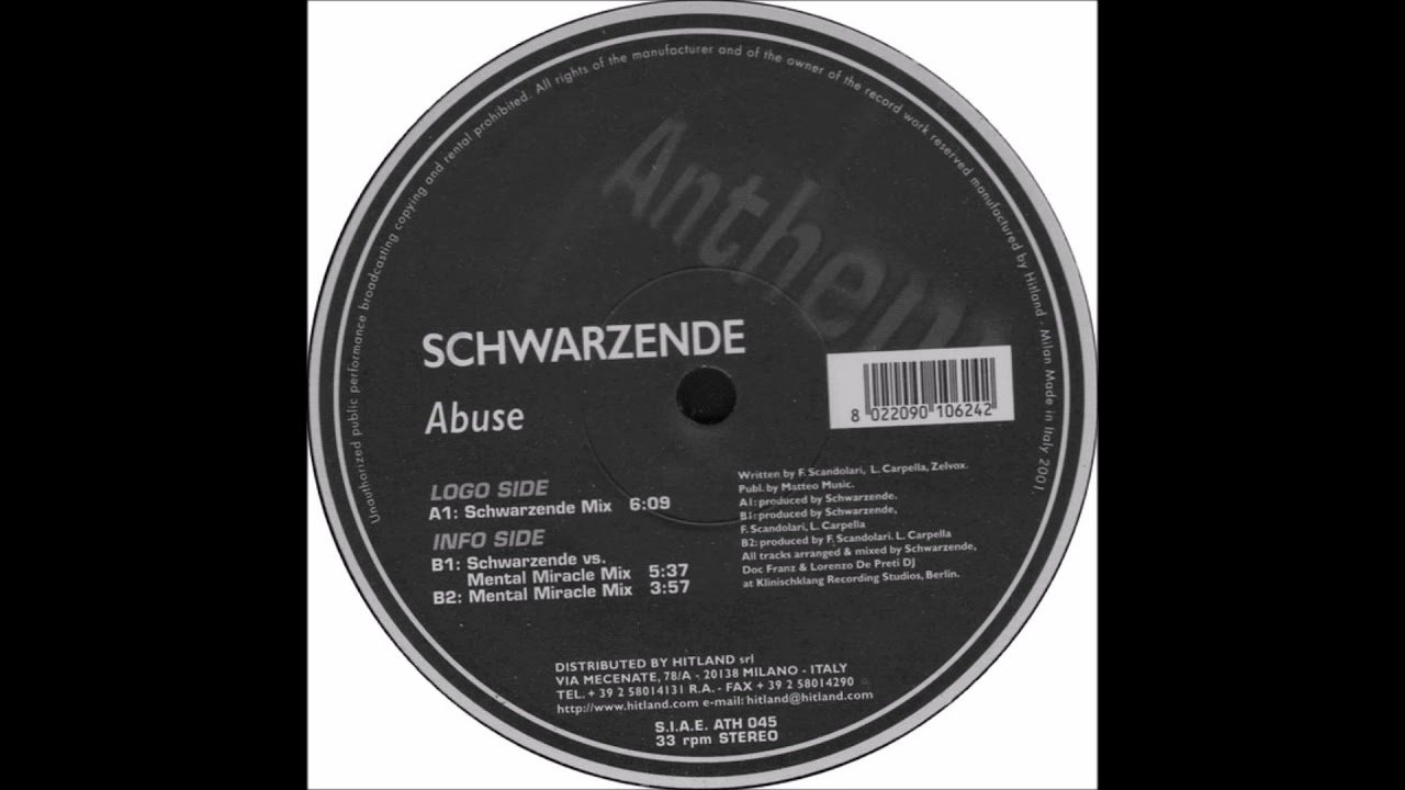 Schwarzende - Abuse (Schwarzende Remix) -2001-