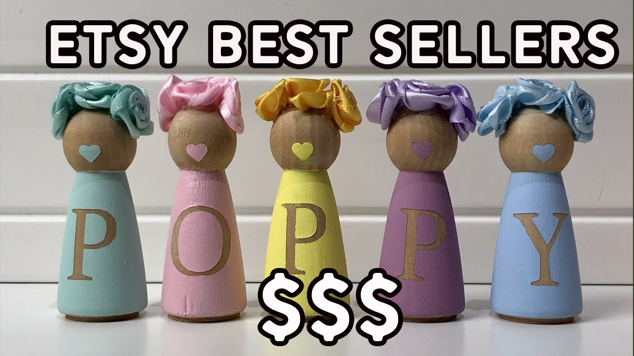 Etsy Best Sellers - How to make Peg Dolls