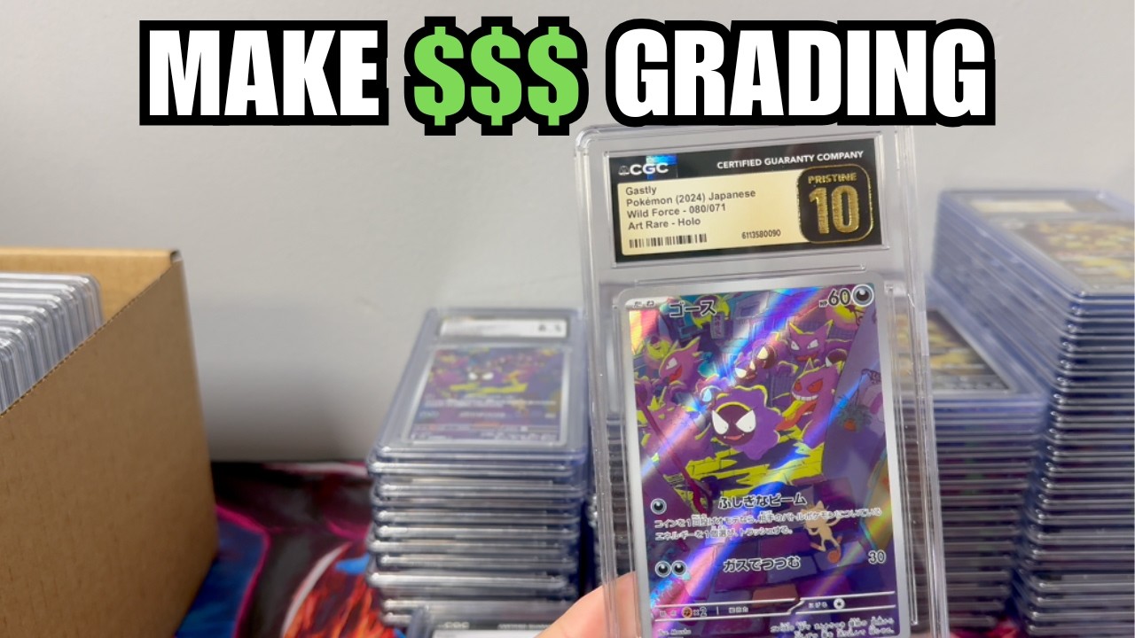 the reality of making money grading pokemon cards