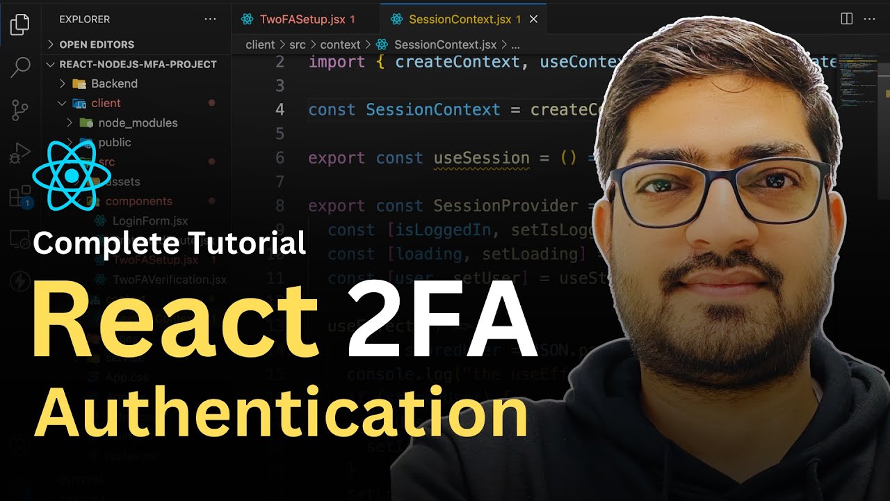 Build a Two-Factor Authentication System with React in 90 Minutes