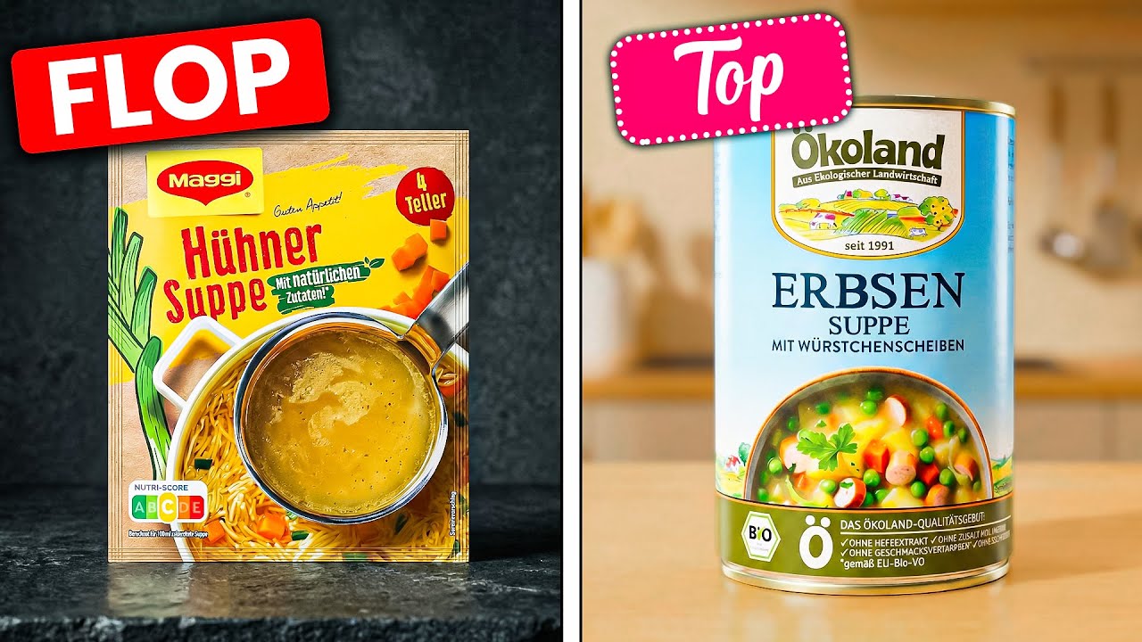 8 Deutsche Suppenmarken im Vergleich &ndash; BESTE Preis-Leistung oder ABZOCKE?
