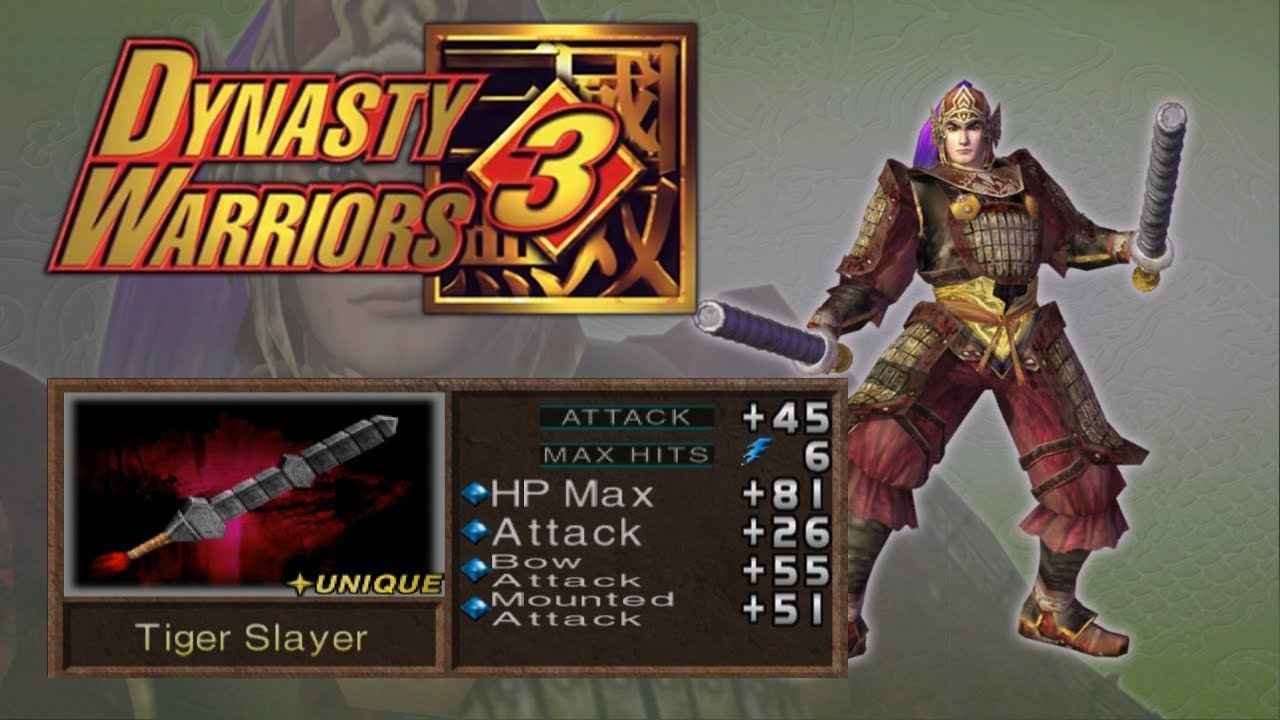 Taishi Ci - 4th Weapon | Dynasty Warriors 3 (4K, 60fps)