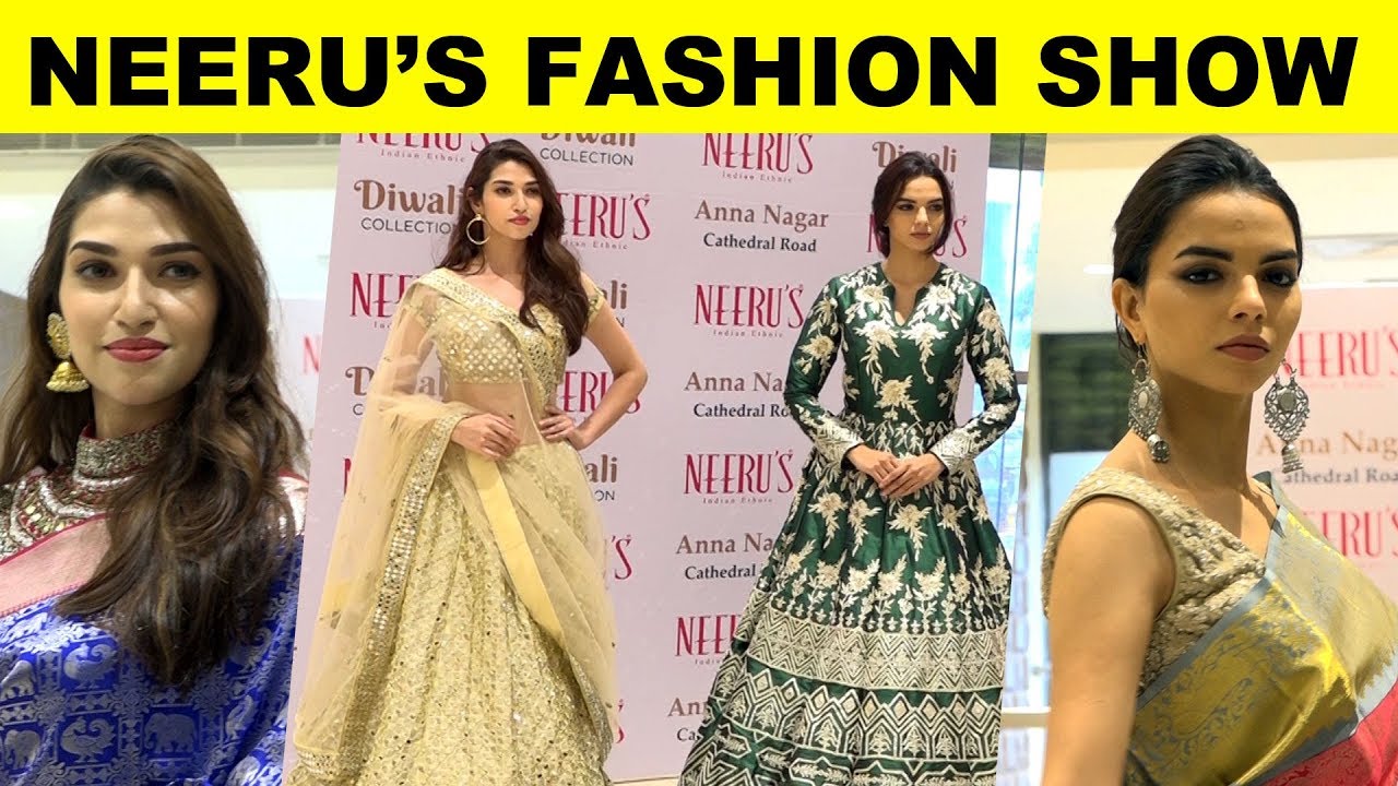Neeru&rsquo;s Dazzling new Collection Fashion show | Full Fashion Show 2019 |