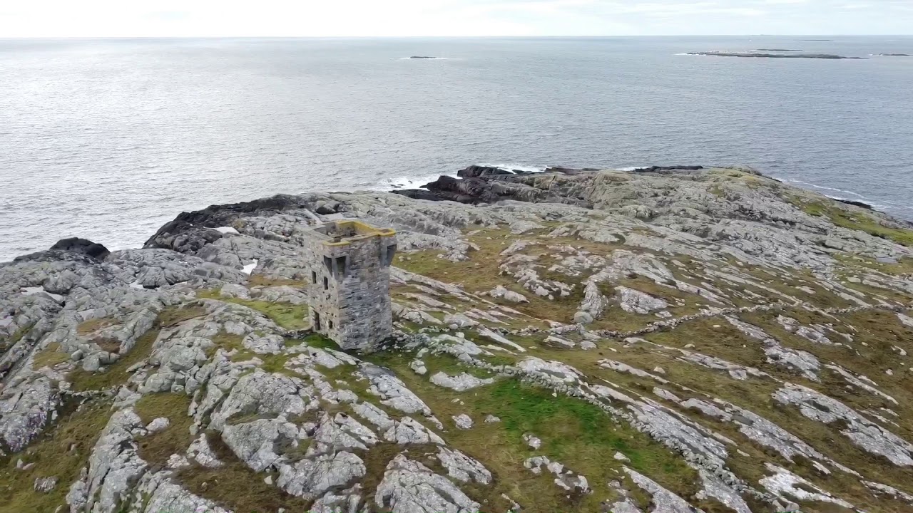Golam Island and signal tower, Lettermullen, Co. Galway