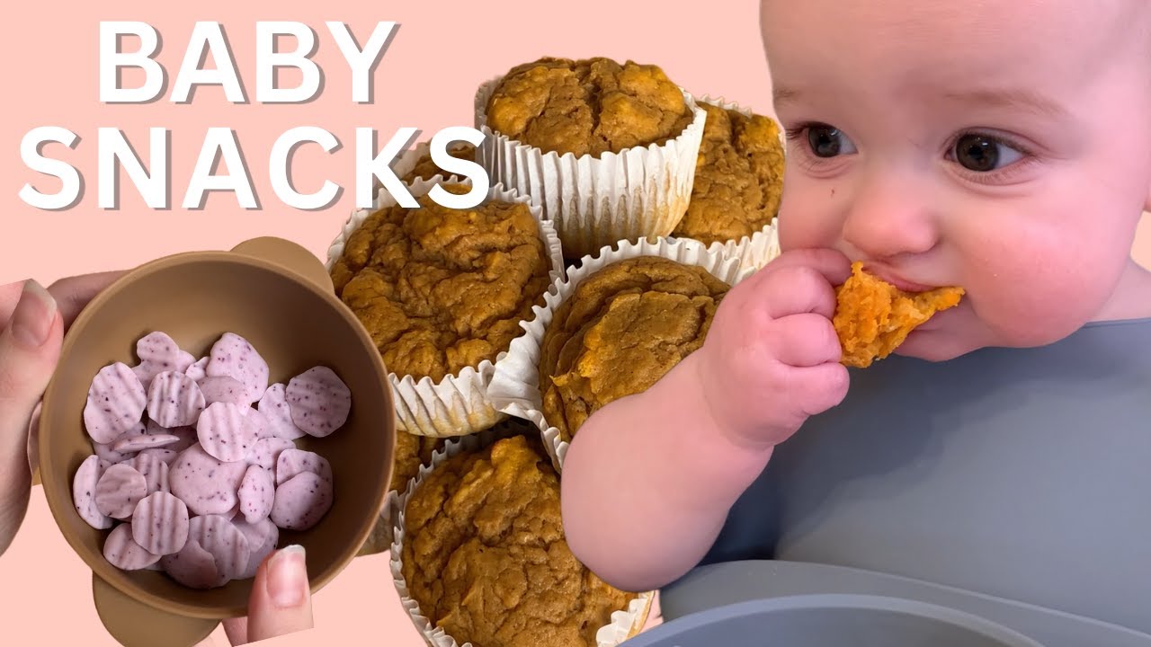 HOMEMADE BABY SNACKS | easy and nutritious snacks you can make ahead of time!