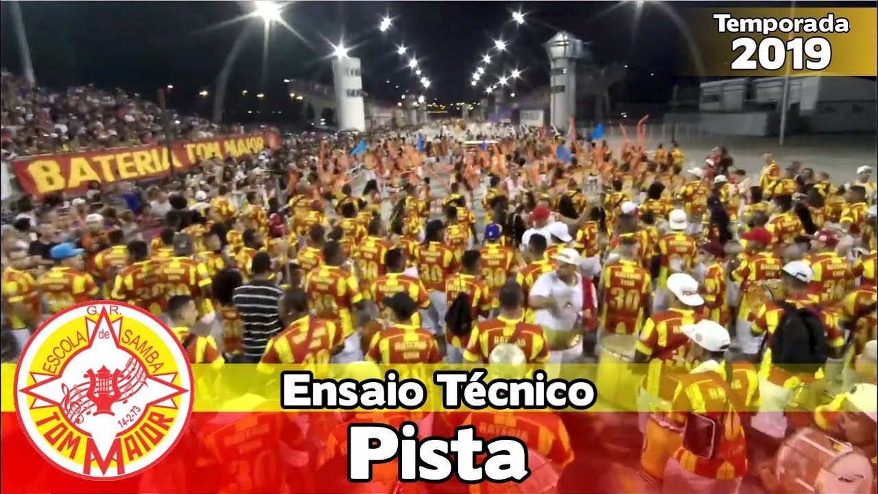 Bateria Tom Maior 2019 -  Bateria no ensaio técnico (Pista) - Apoteose ao vivo SP