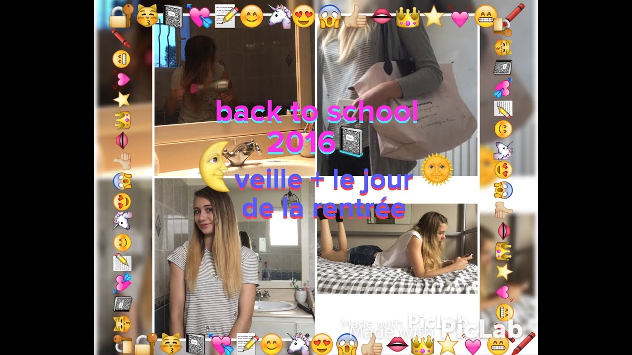 back to school: grwm veille + jour  de la rentrée 2016-2017
