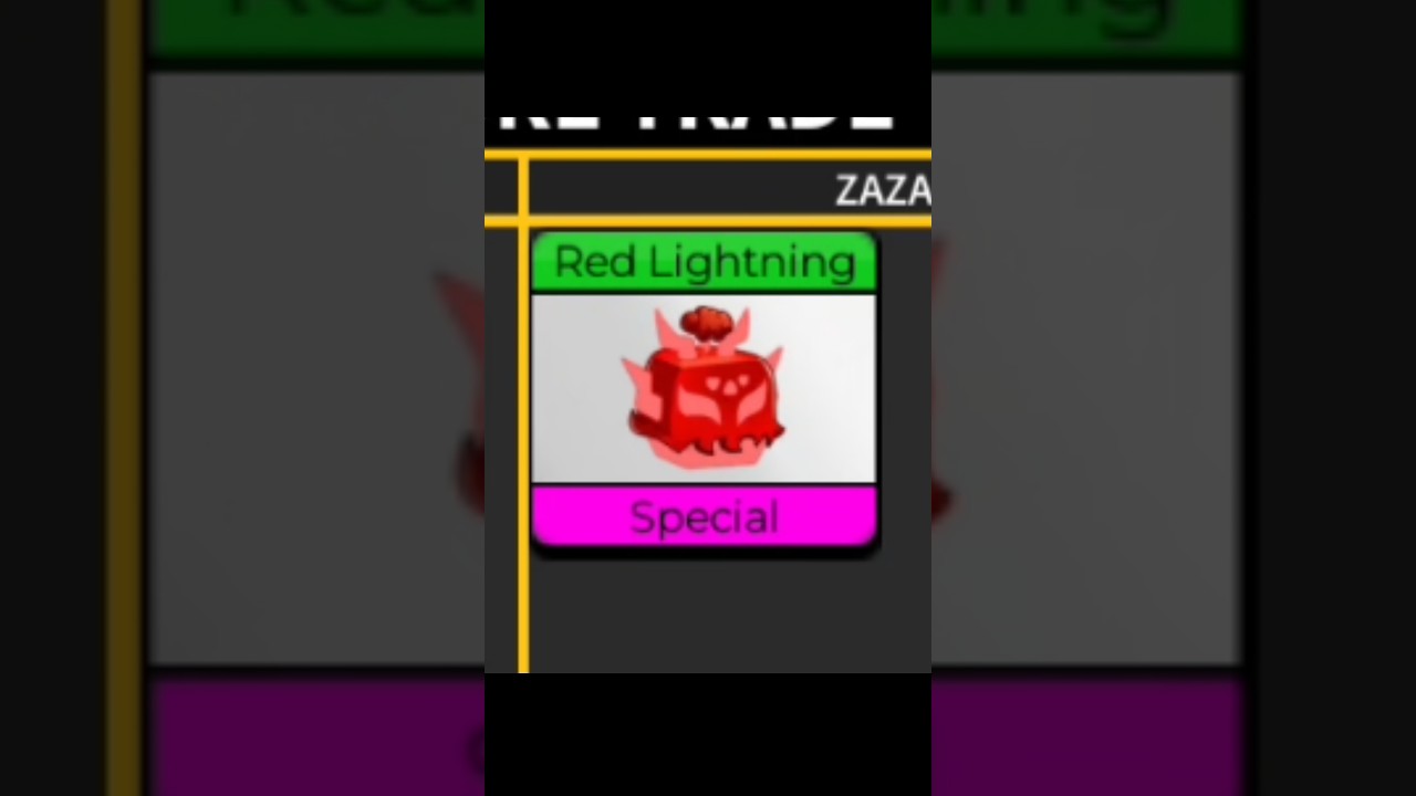 Обмен на скин Красной Молнии в Bloxfruits #roblox #bloxfruits