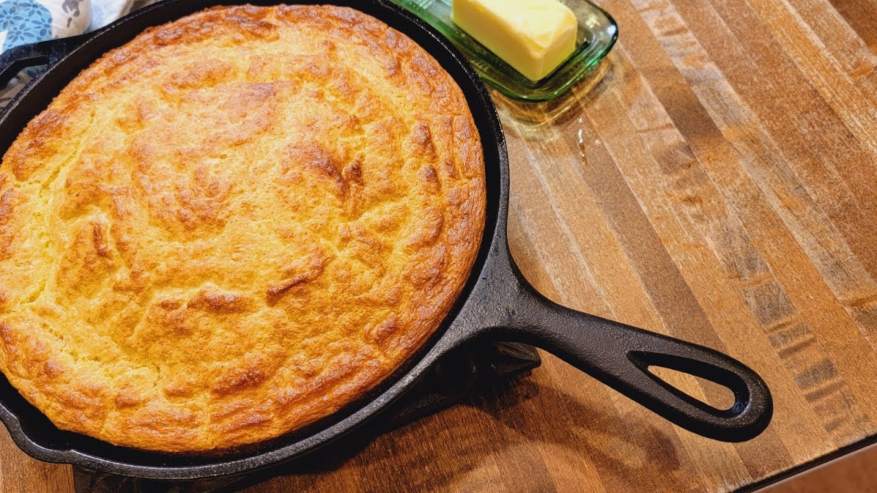 Кукурузный хлеб на пахте 🌽🍞