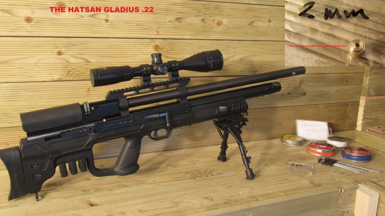 The Hatsan Gladius   Fitting a new 2mm transfer port 05 04 18