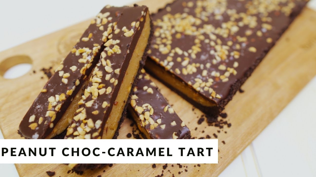 Peanut Caramel Chocolate Tart by Khanh Ong