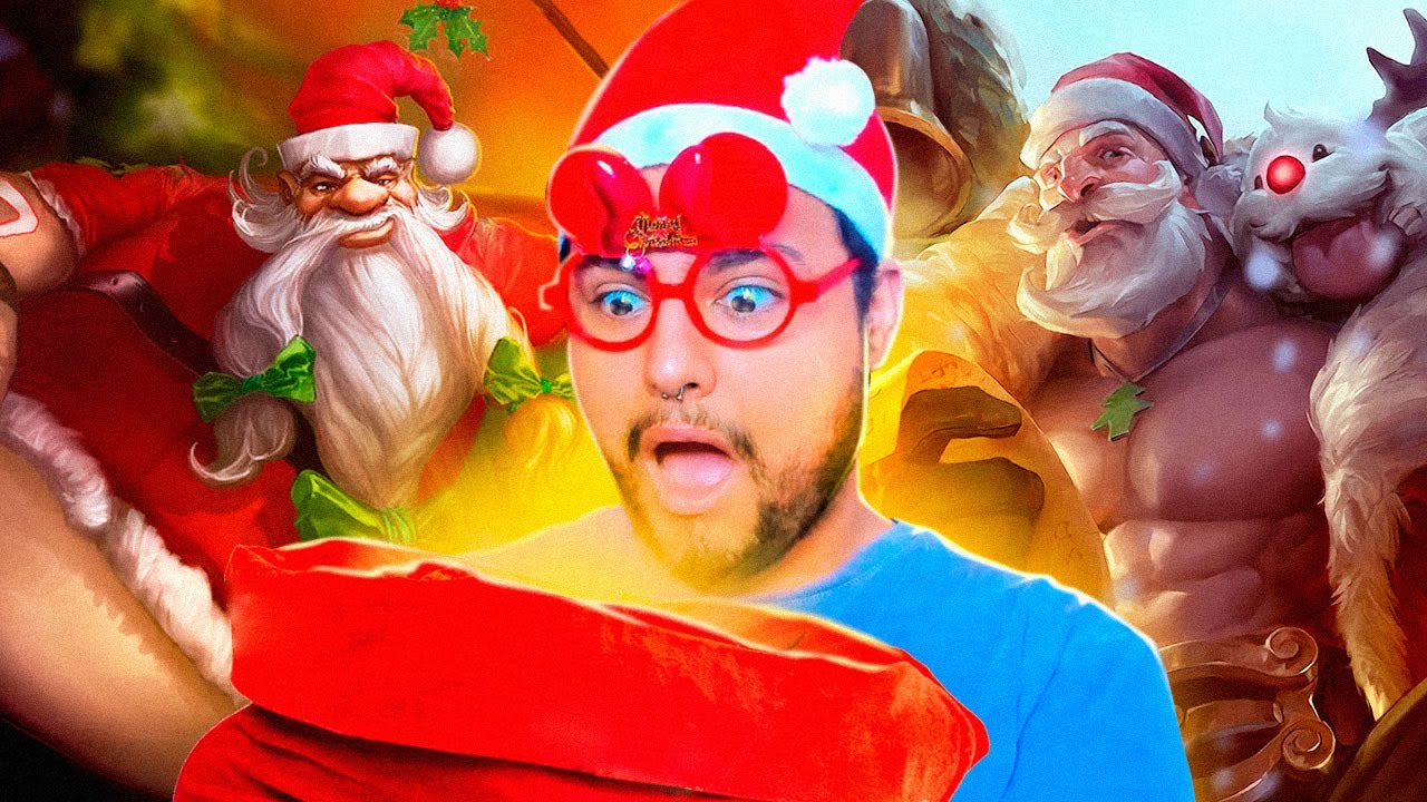 OQUE TEM DENTRO DESSE SACO? COMP DE NATAL- LOL