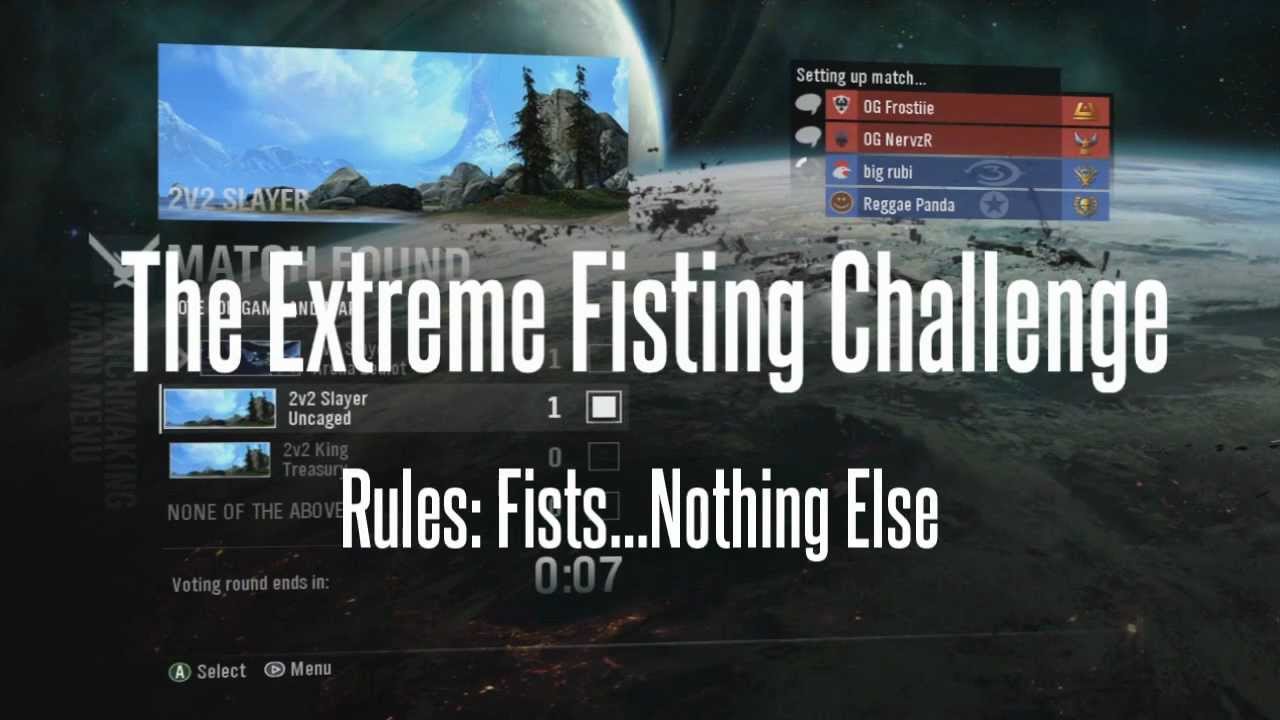 The Extreme Fisting Challenge | Halo Reach (Lots of Fisting)