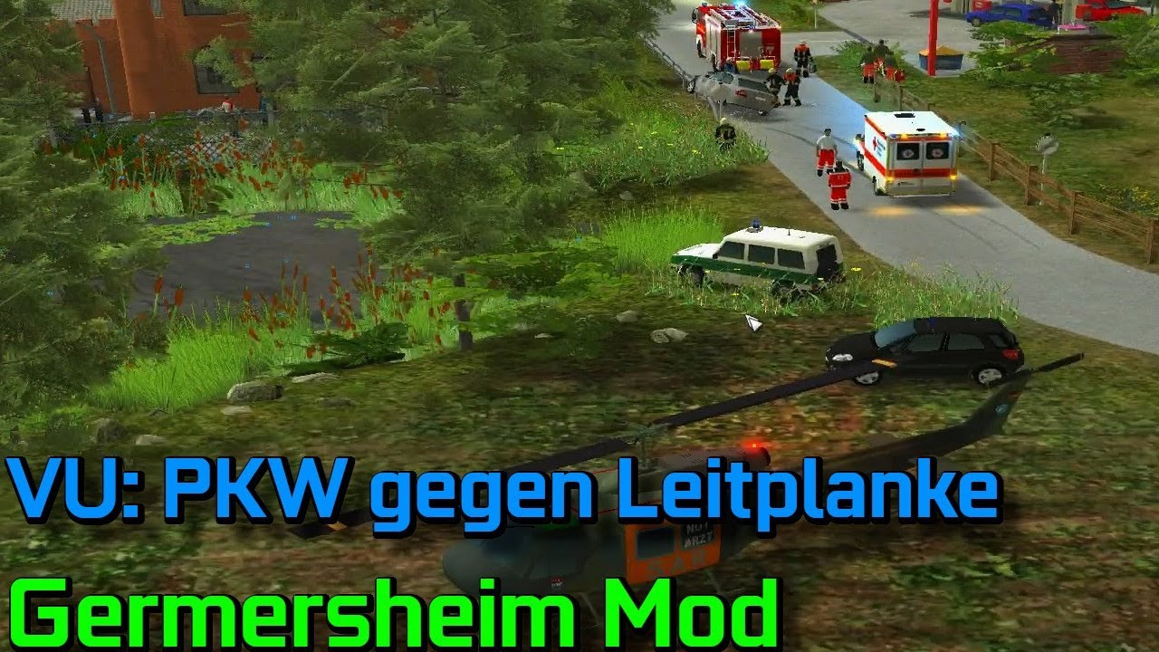 VU: PKW gegen Leitplanke//Germersheim Mod//60fps