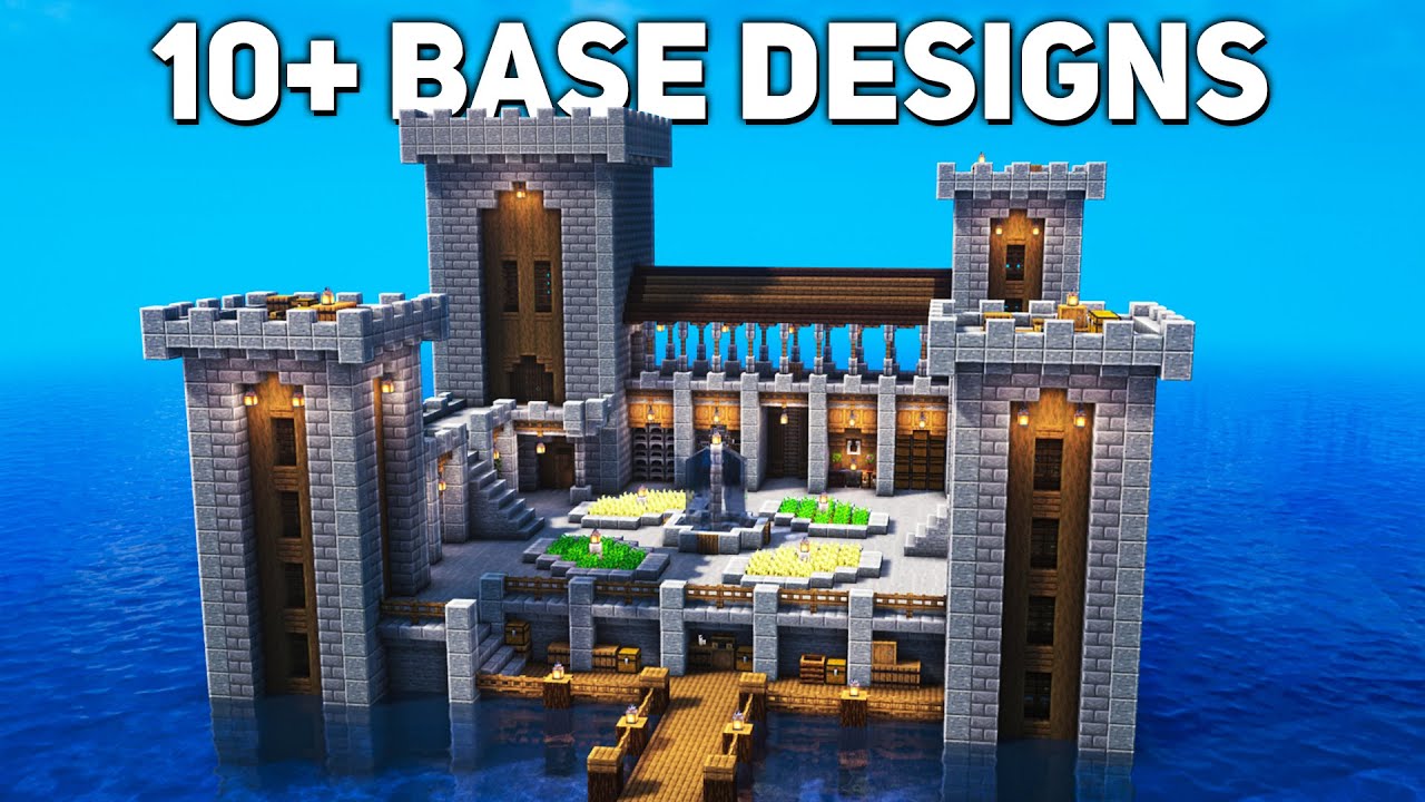 10+ Base Designs for Survival Minecraft 1.19