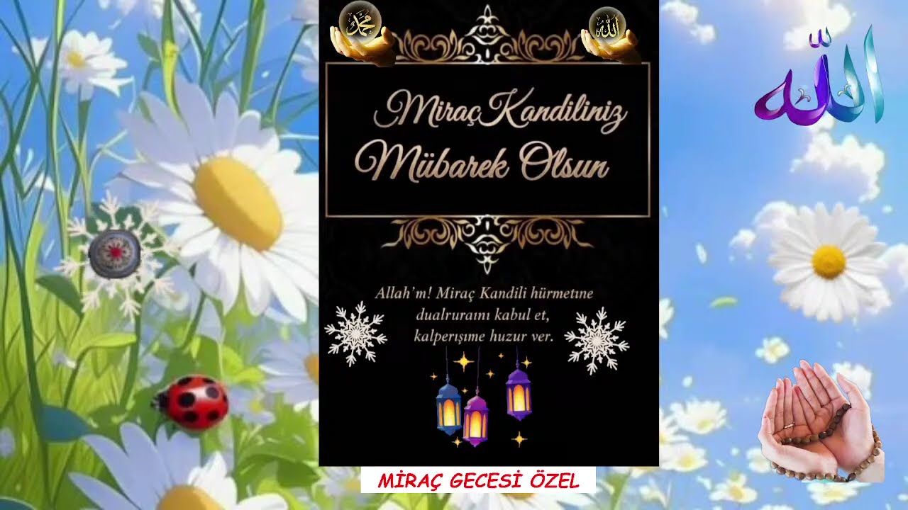 MİRAÇ KANDİLİNİZ MÜBAREK OLSUNVE DUA İLE HOŞ GELDİNİZ DUA VE İLAHİ YAYINI CANLI YAYI #fypviral