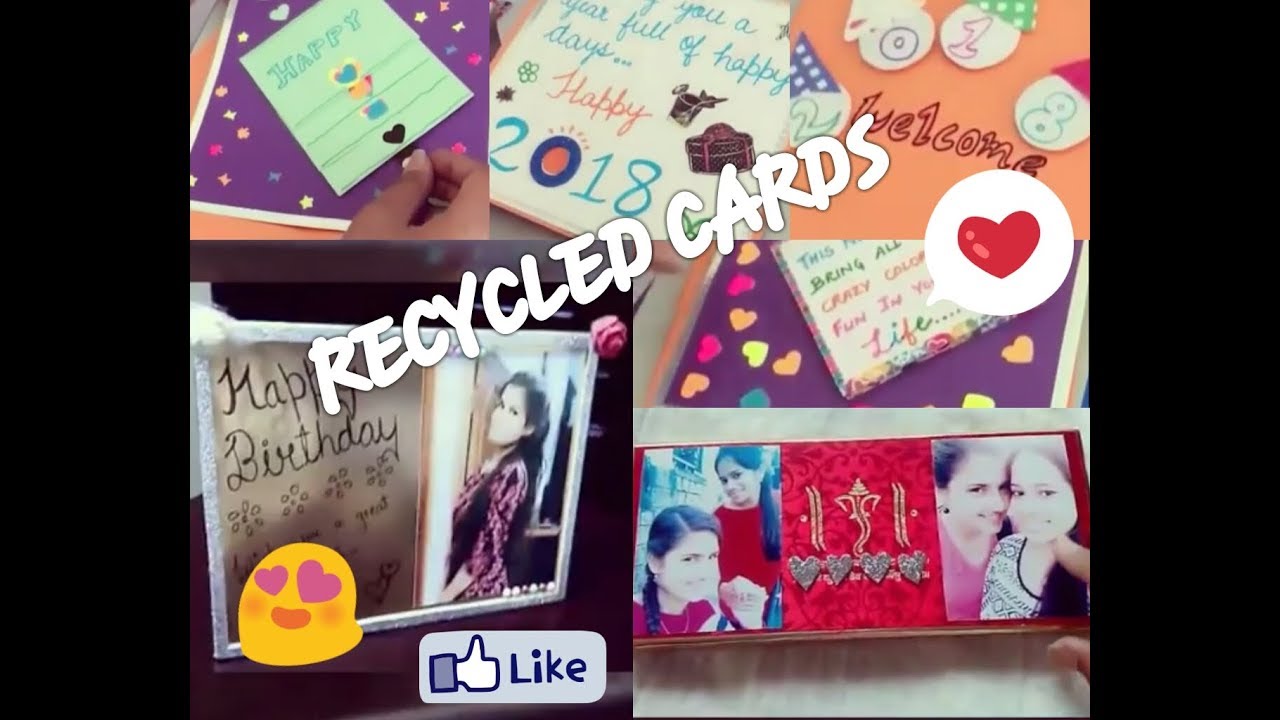 DIY RECYCLED CARDS | How to recycle old wedding cards👌❤