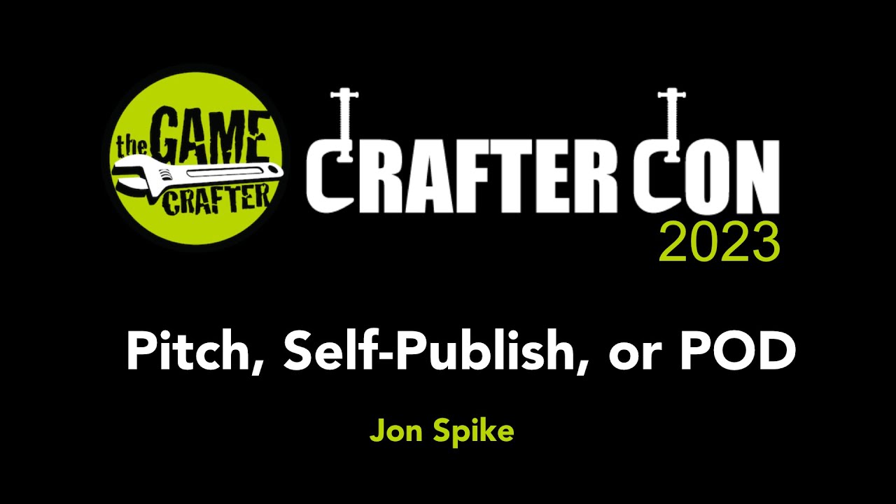 Crafter Con 2023 - Pitch, Self Publish, or Print on Demand